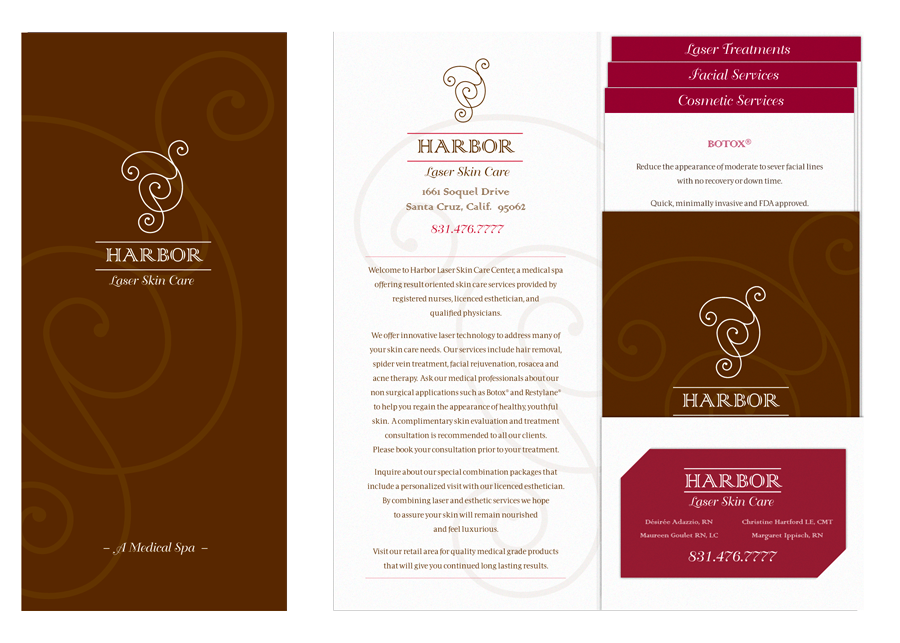 Harbor 1-pocket Folder Brochure